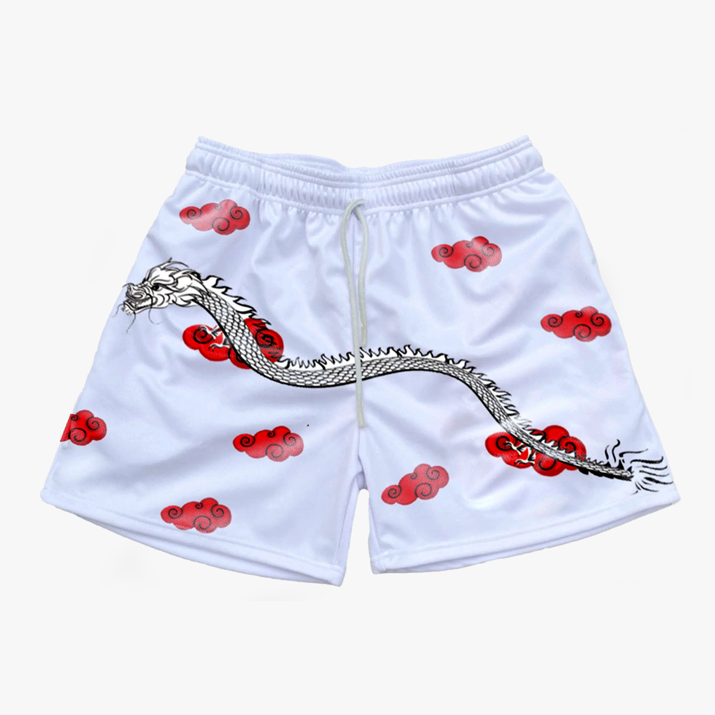 White Dragon Shorts