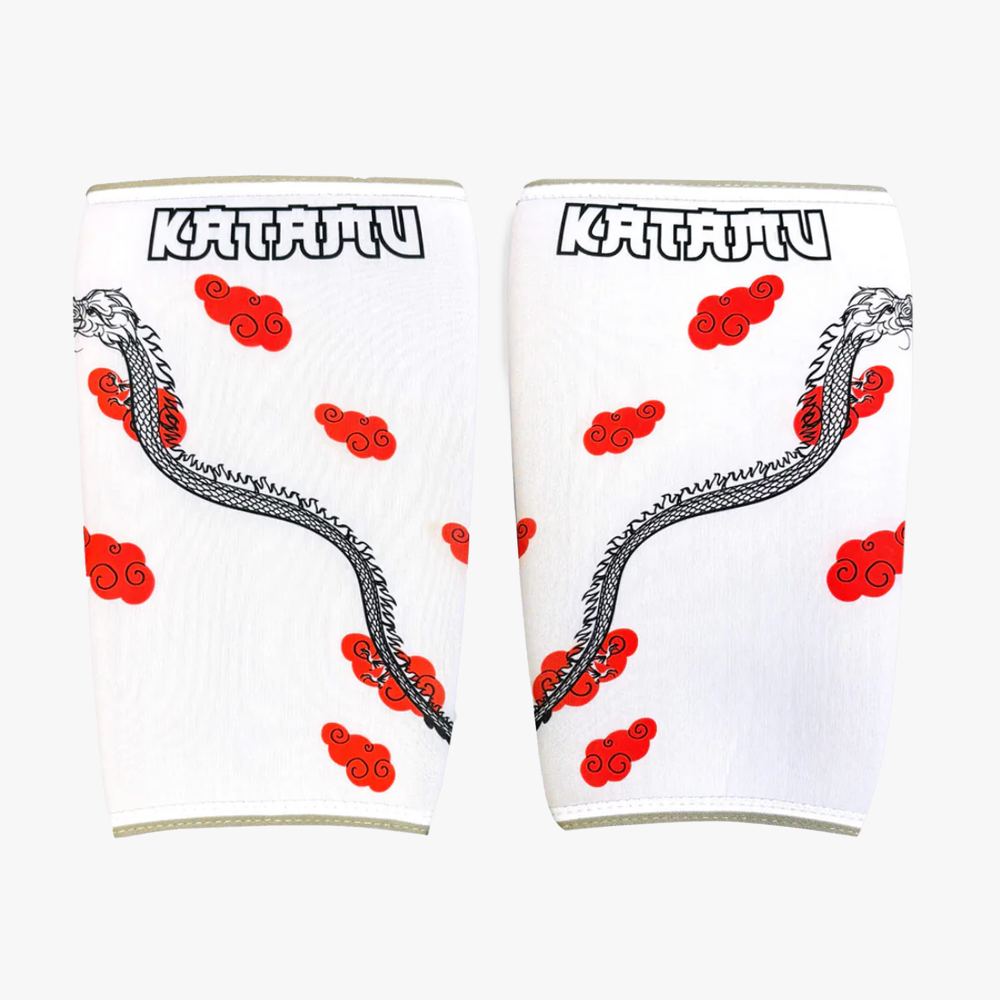 White Dragon Knee Sleeves