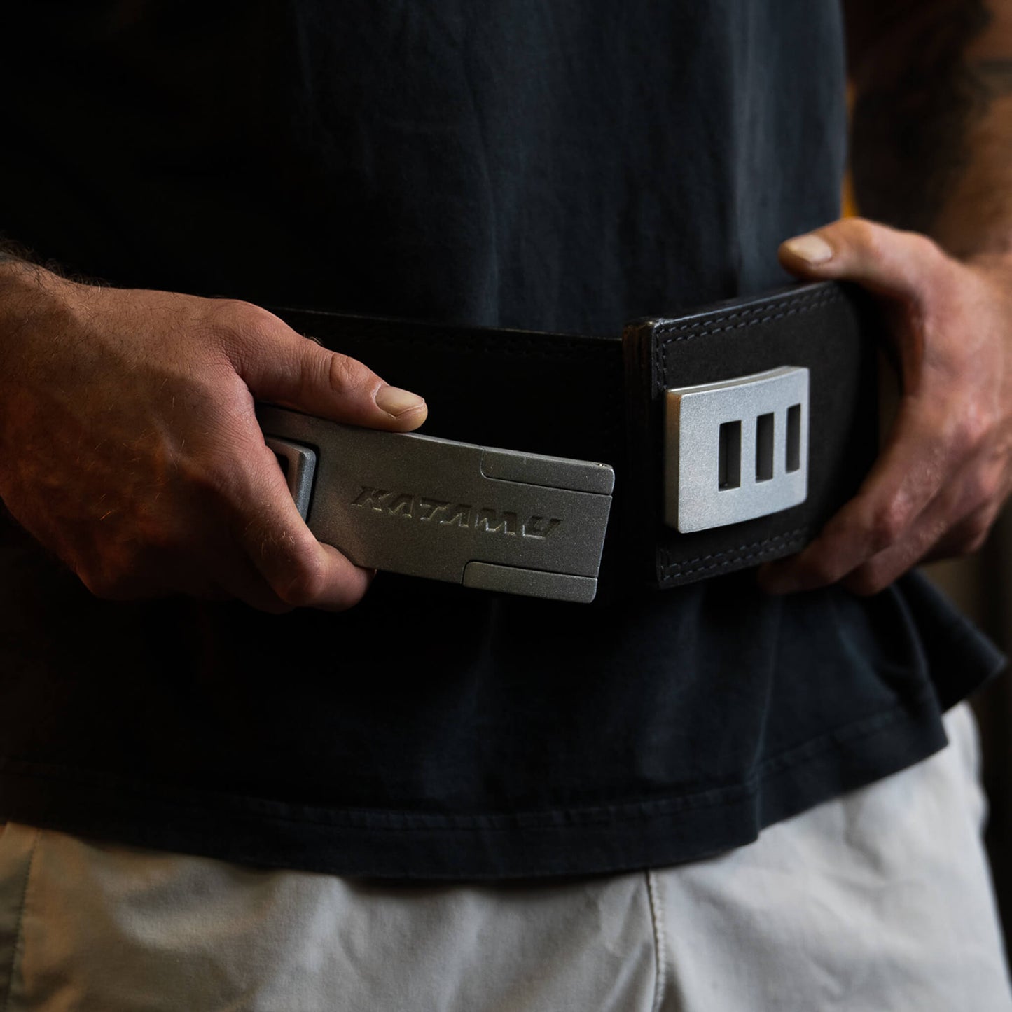 Adjustable Lever Buckle - Silver
