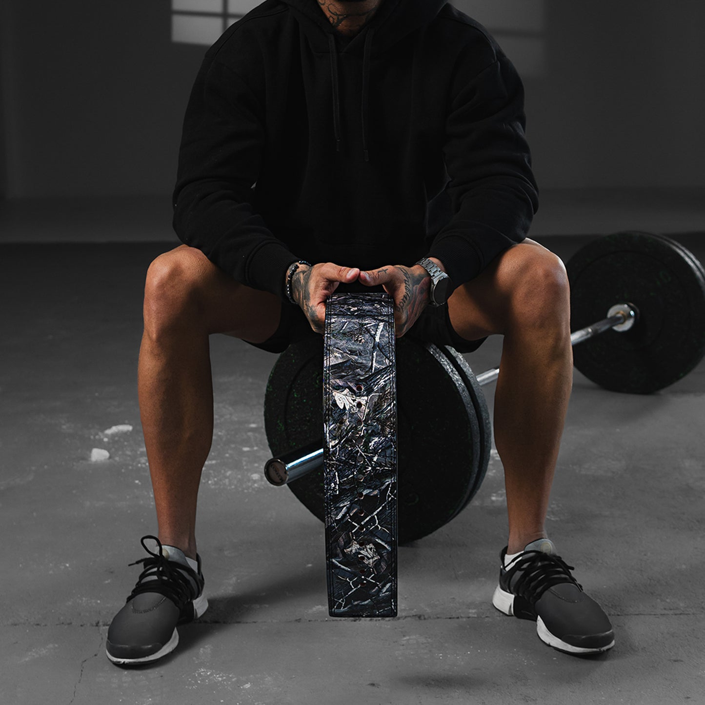 Winter Camo Lever Belt