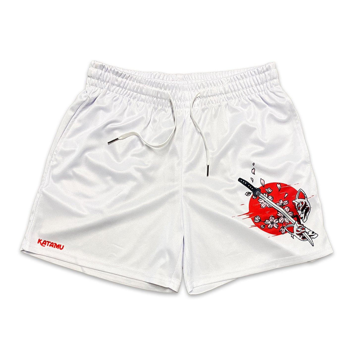 Masked Katana Mesh Shorts