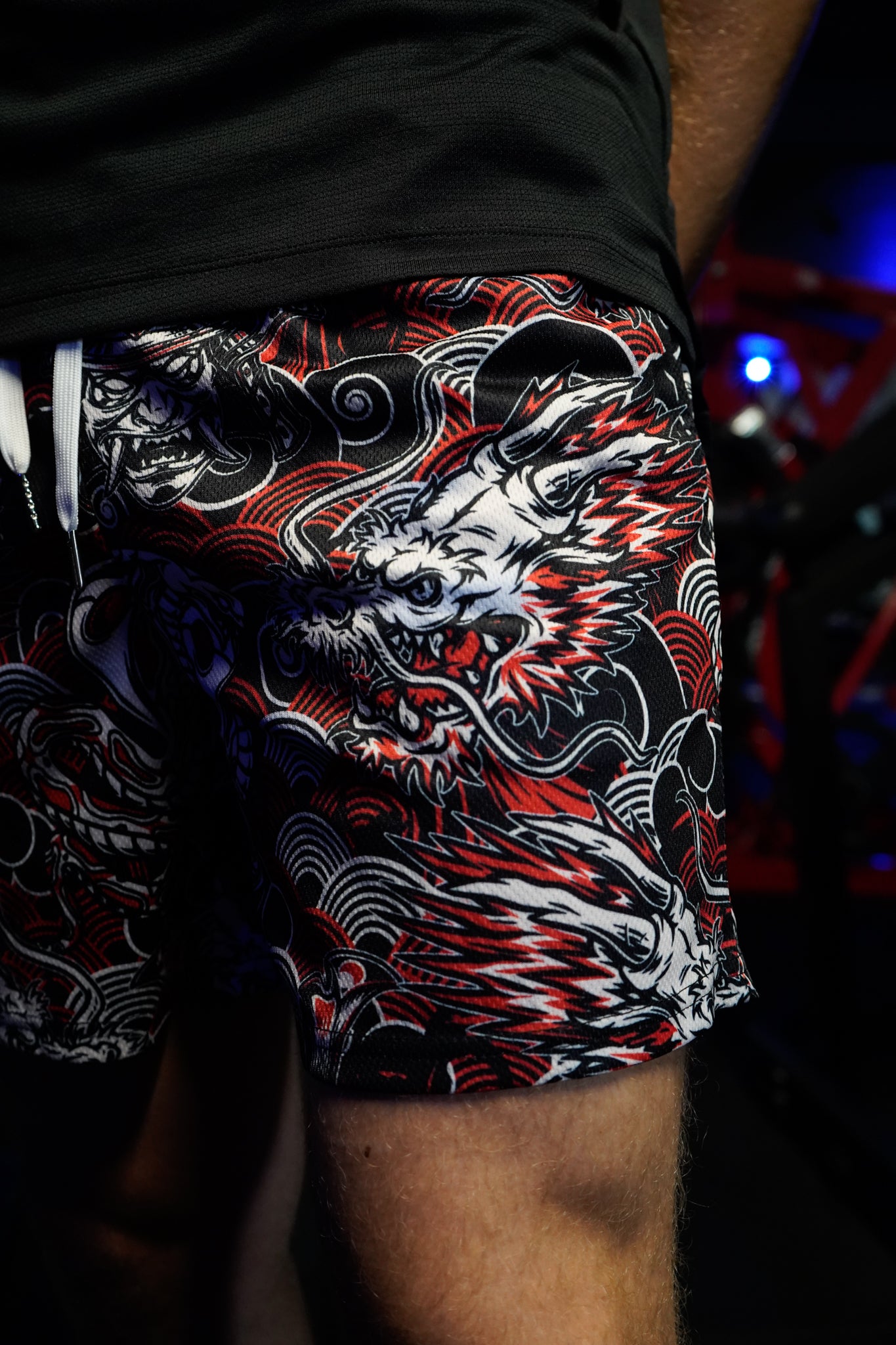 Japanese Samurai Mesh Shorts
