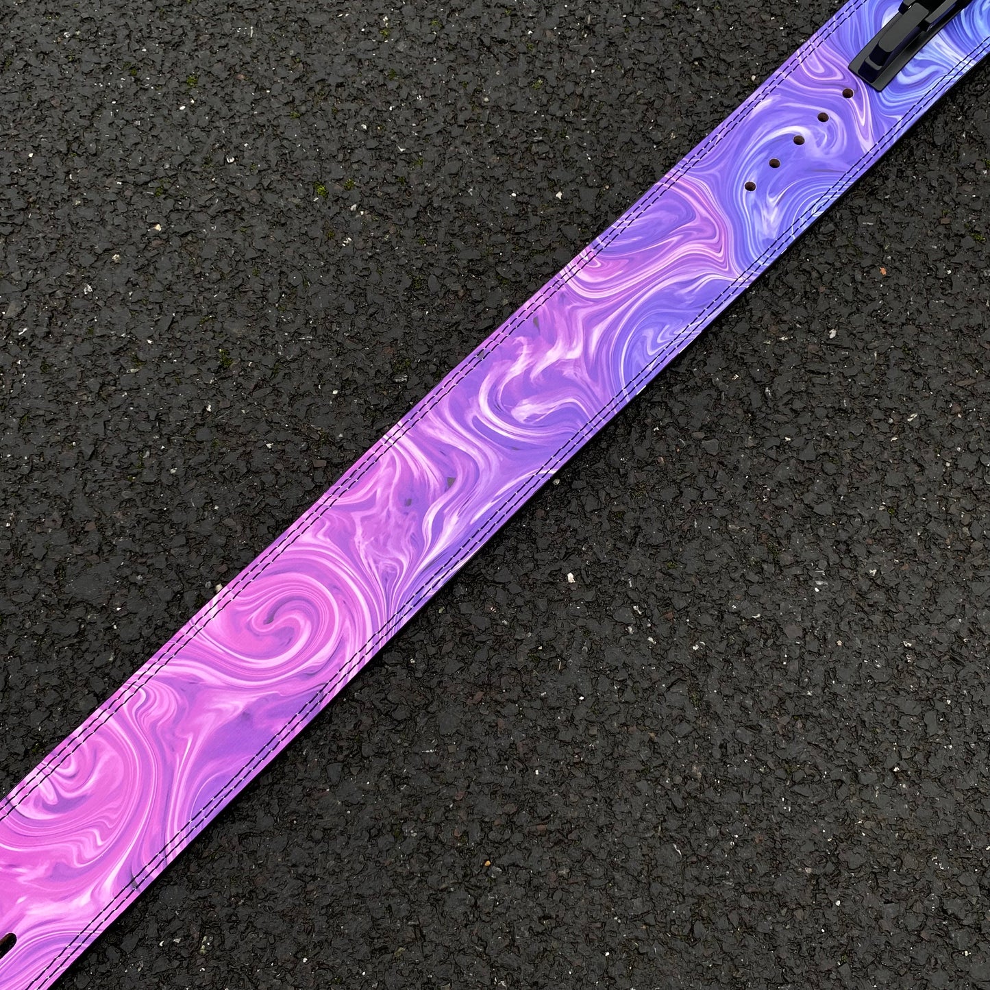 Magenta Lever Belt