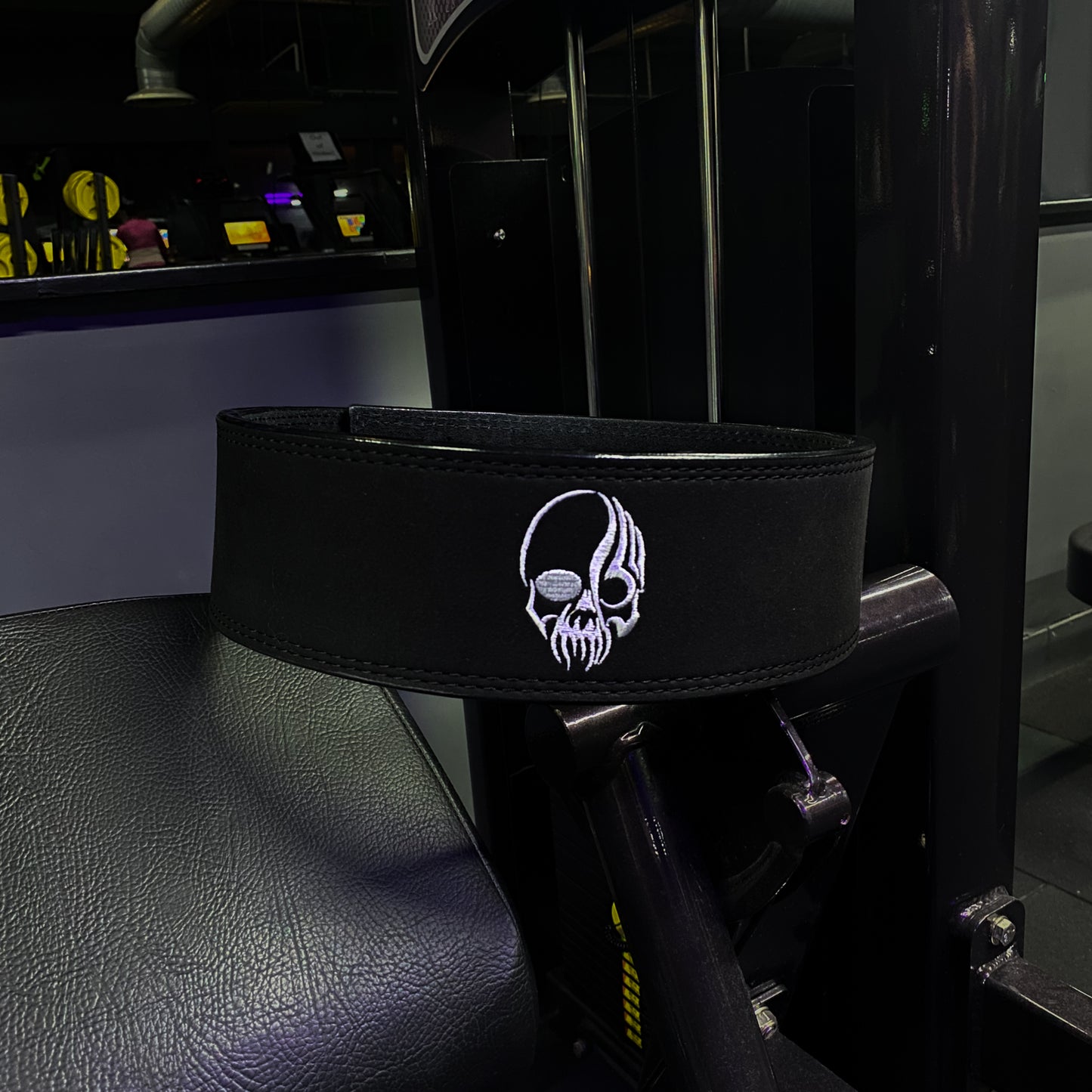 Blackout Skull Lever Belt