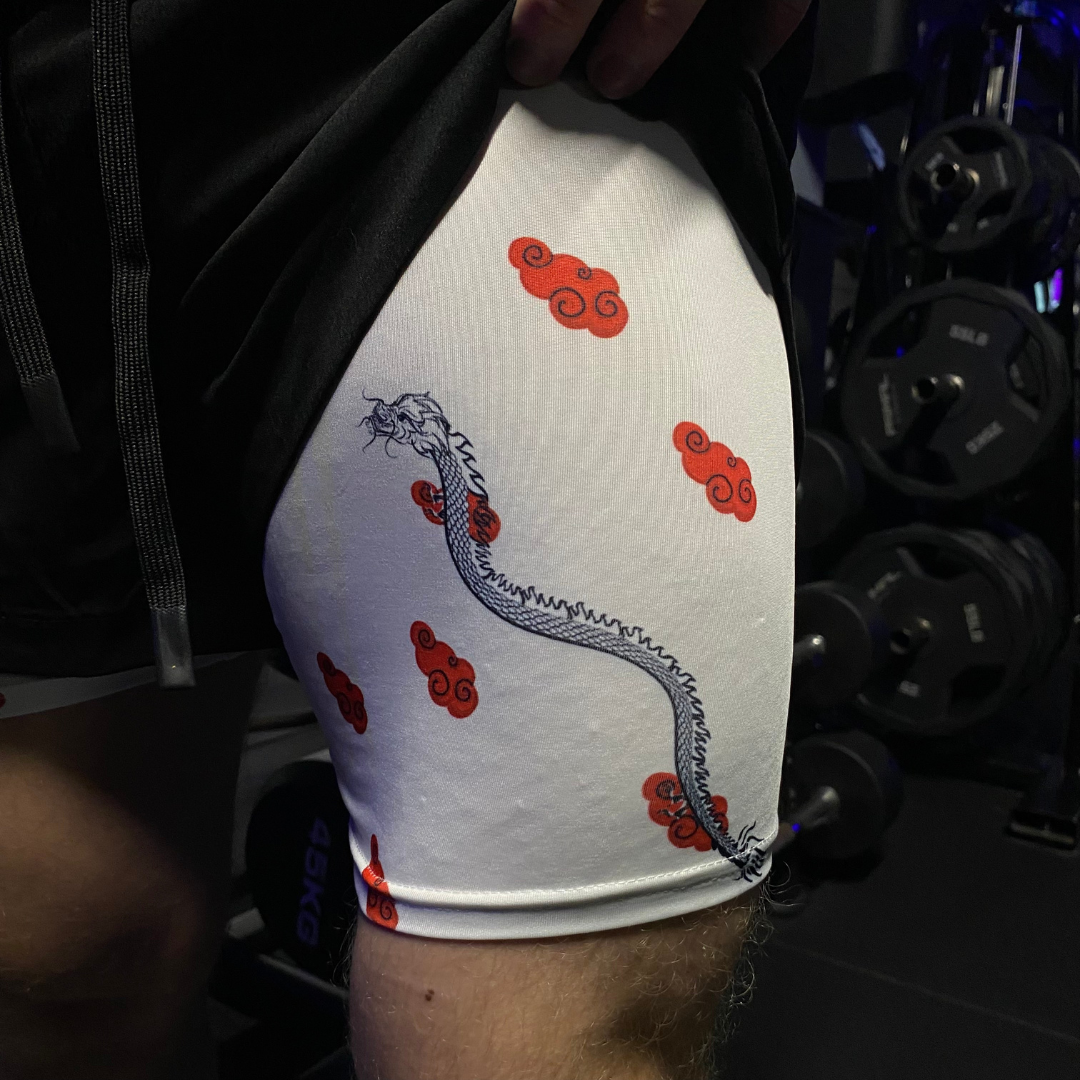 White Dragon Performance Shorts