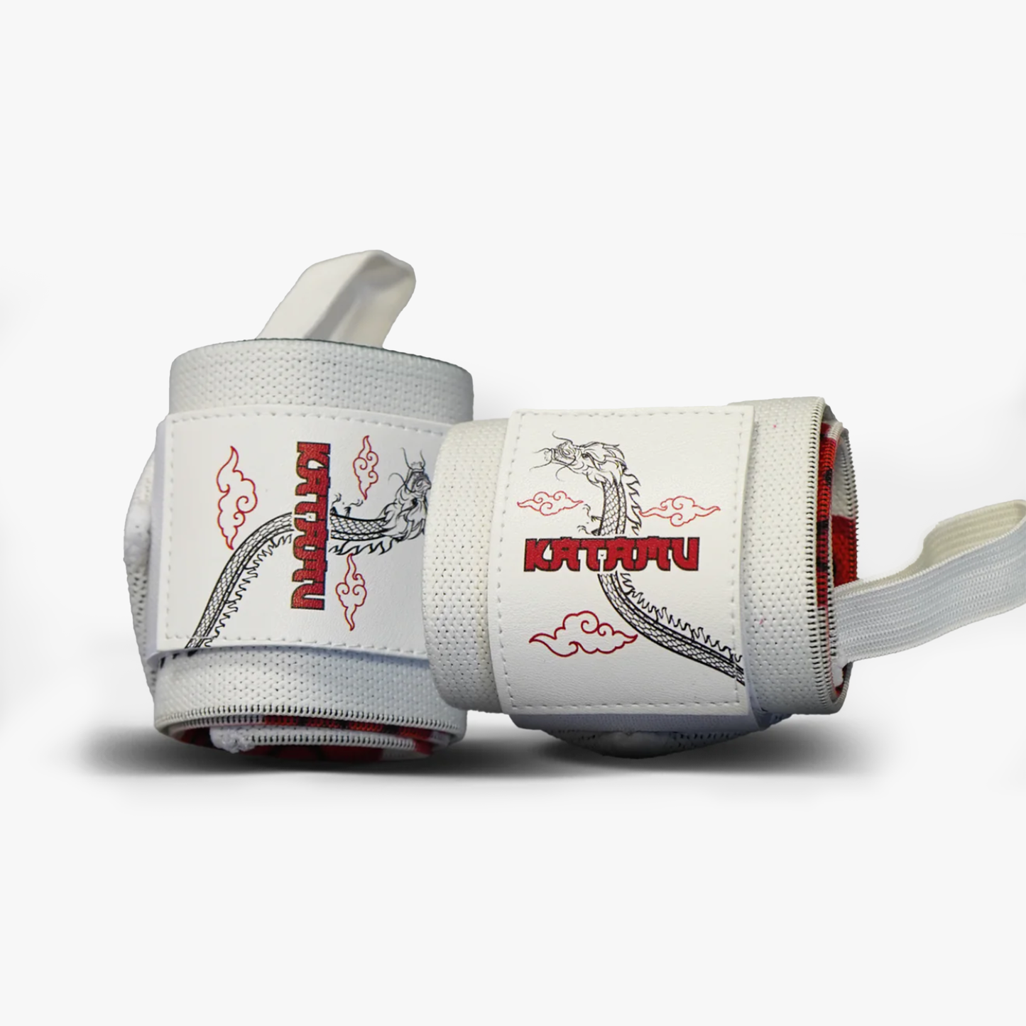 White Dragon Wrist Wraps