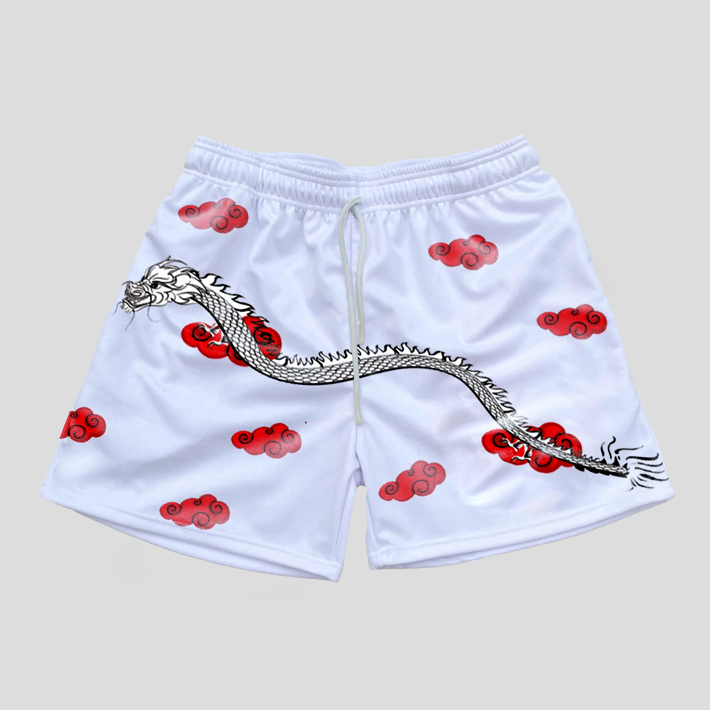 White Dragon Shorts