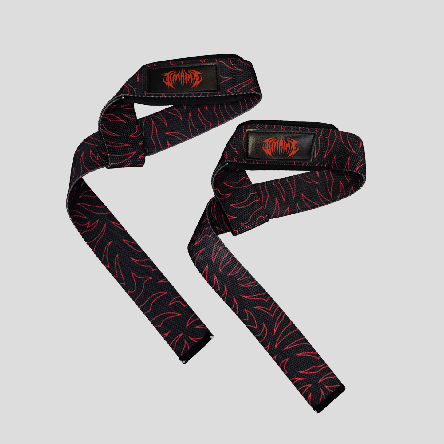 Blood Red Lifting Straps