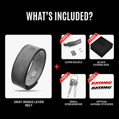 Gray Wings Lever Belt