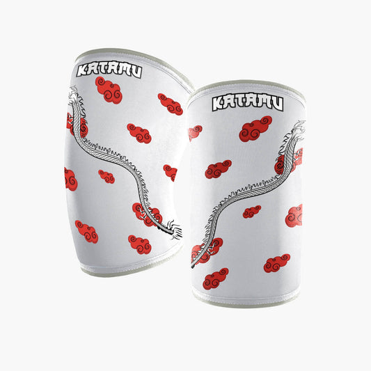 White Dragon Knee Sleeves