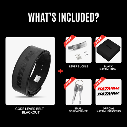 Core Lever Belt - Blackout