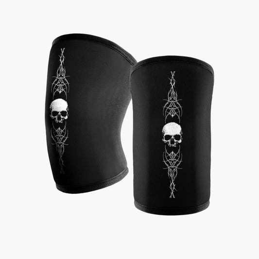 Black Metal Knee Sleeves