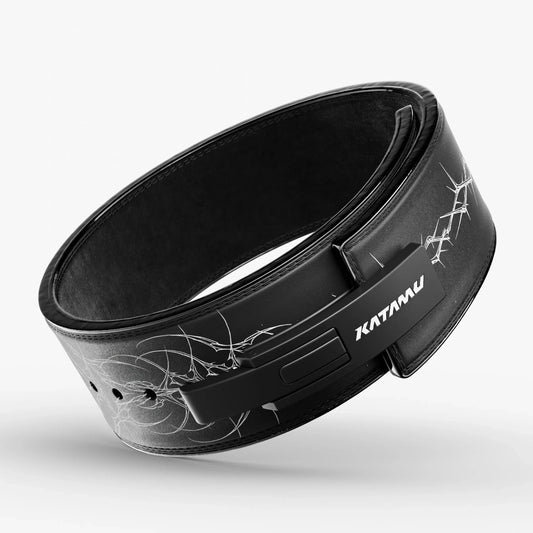 Black Metal Lever Belt