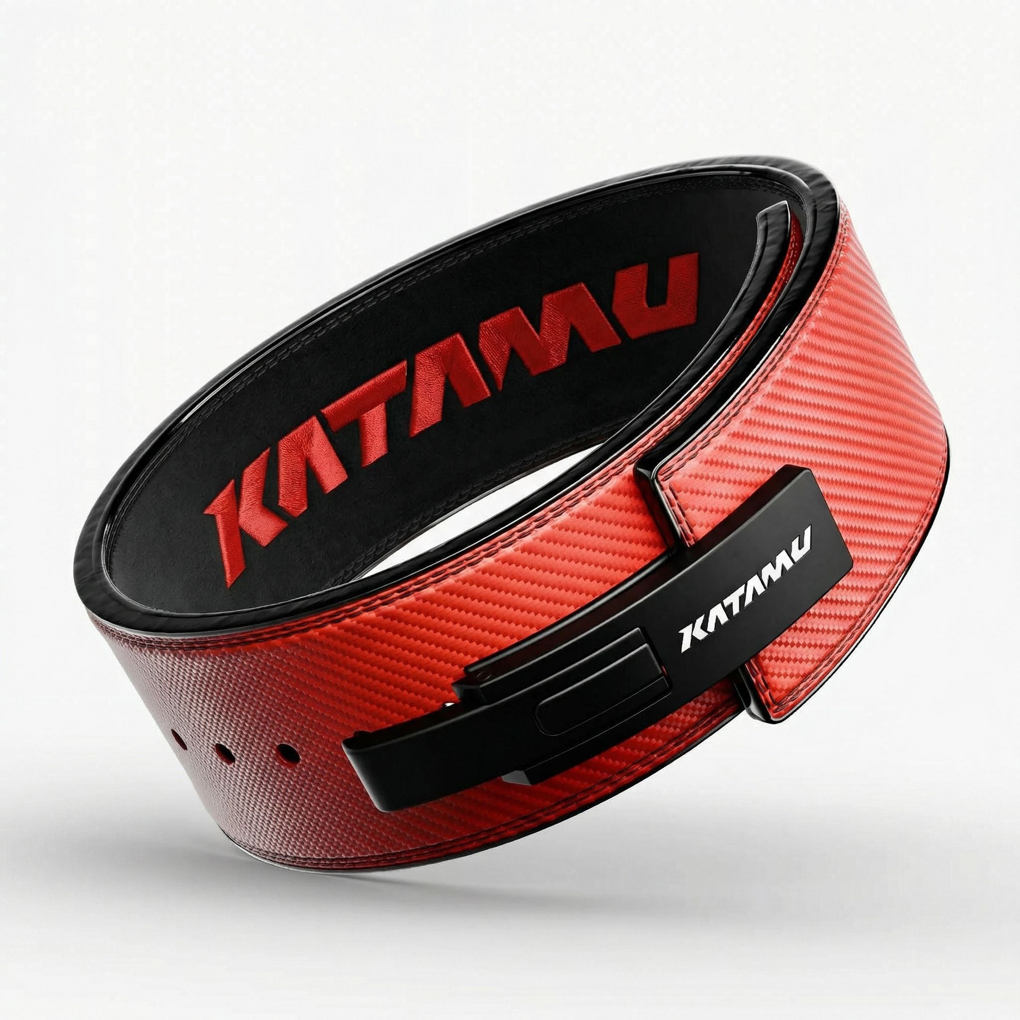 Carbon Fiber Lever Belt - Red – Katamu Co