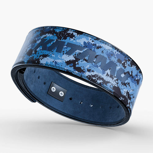 Navy Camo Lever Belt