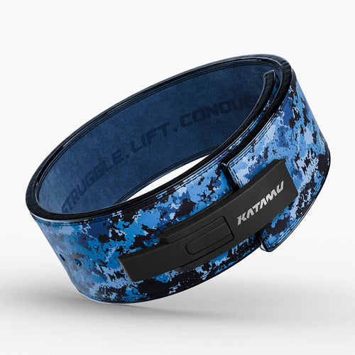 Navy Camo Lever Belt