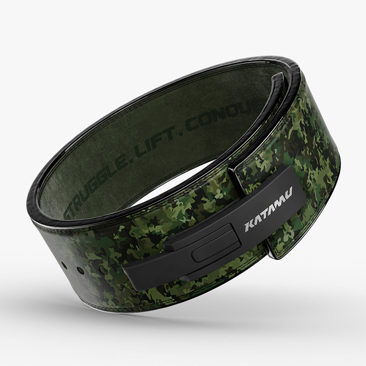 Green Camo Lever Belt