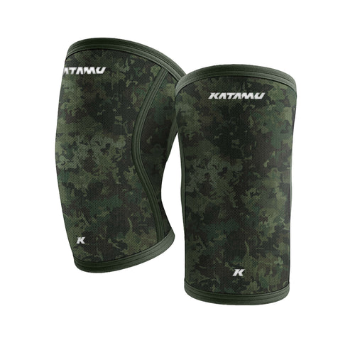 Core Knee Sleeves - Green Camo