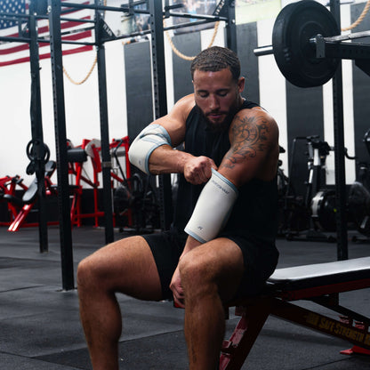Core Elbow Sleeves - Platinum