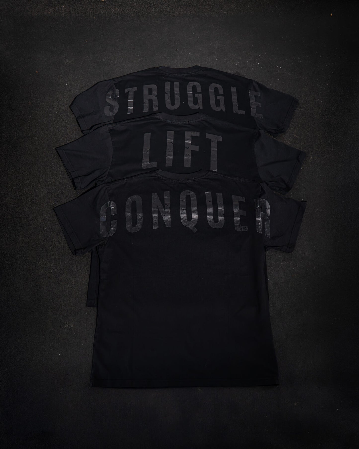 Core Tees 3-Pack - Black on Black