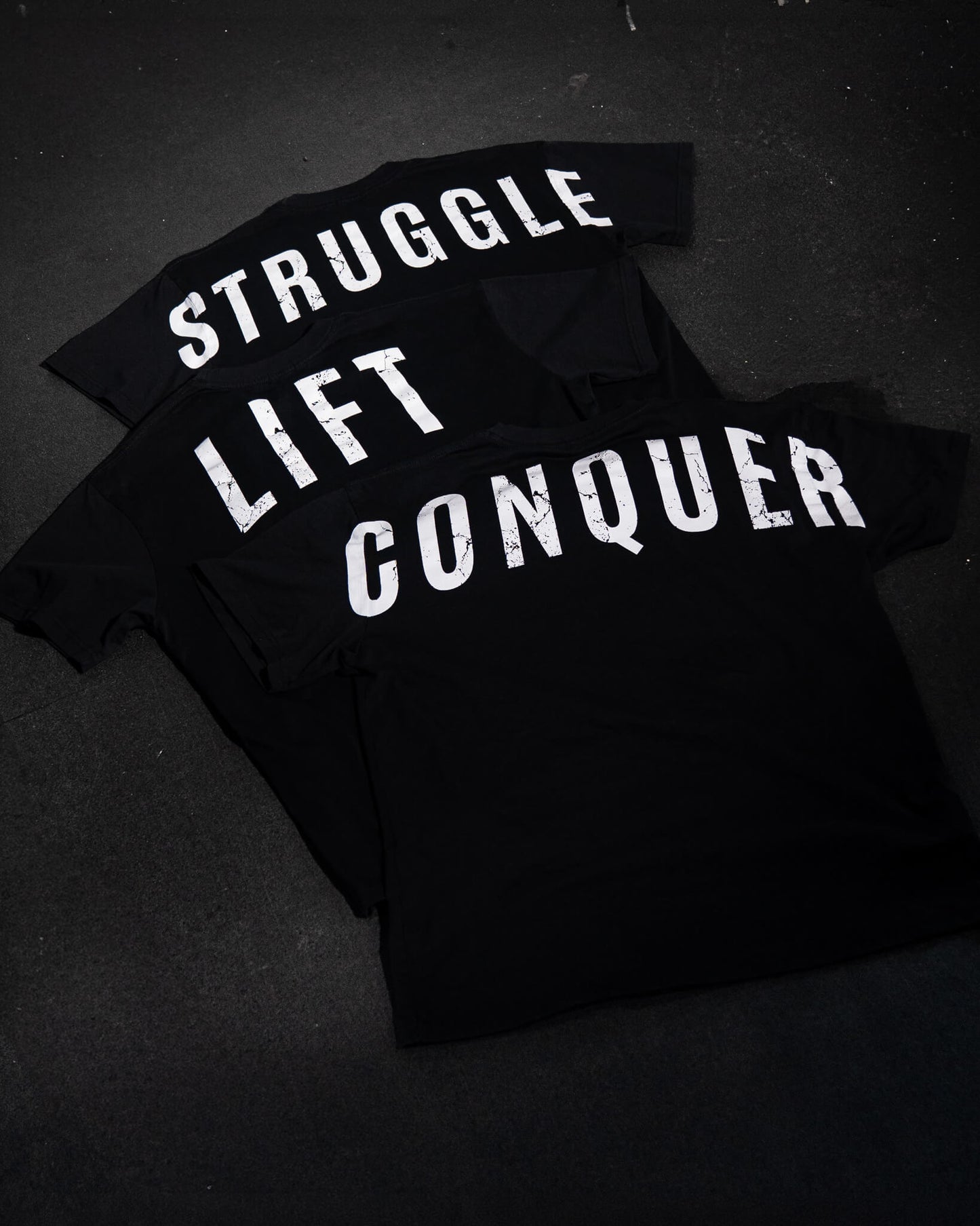 Core Tees 3-Pack - White on Black