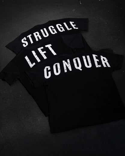 Core Tees 3-Pack - White on Black