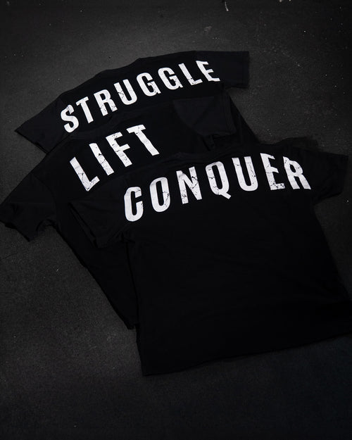 Core Tees 3-Pack - White on Black