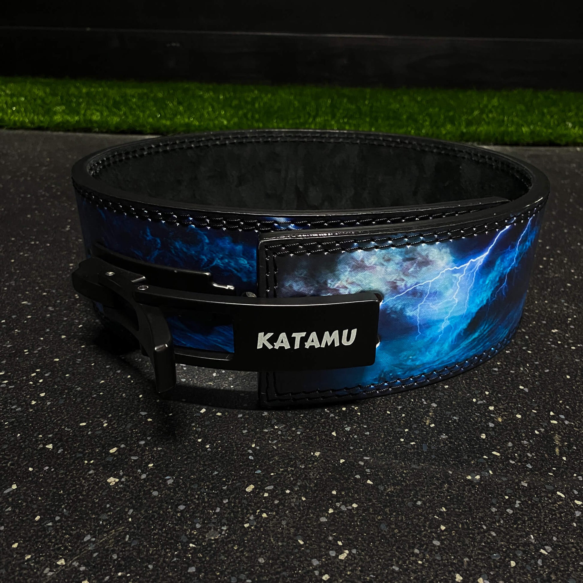 Katamu The Joker "Why So Serious?" - Premium Lever Weightlifting Belt - Men And Womens Power Lifting Belt - Leather