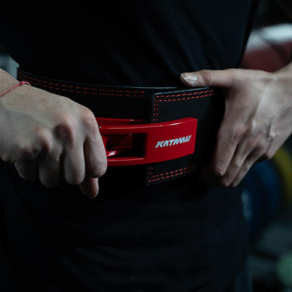 Samurai Mask Lever Belt