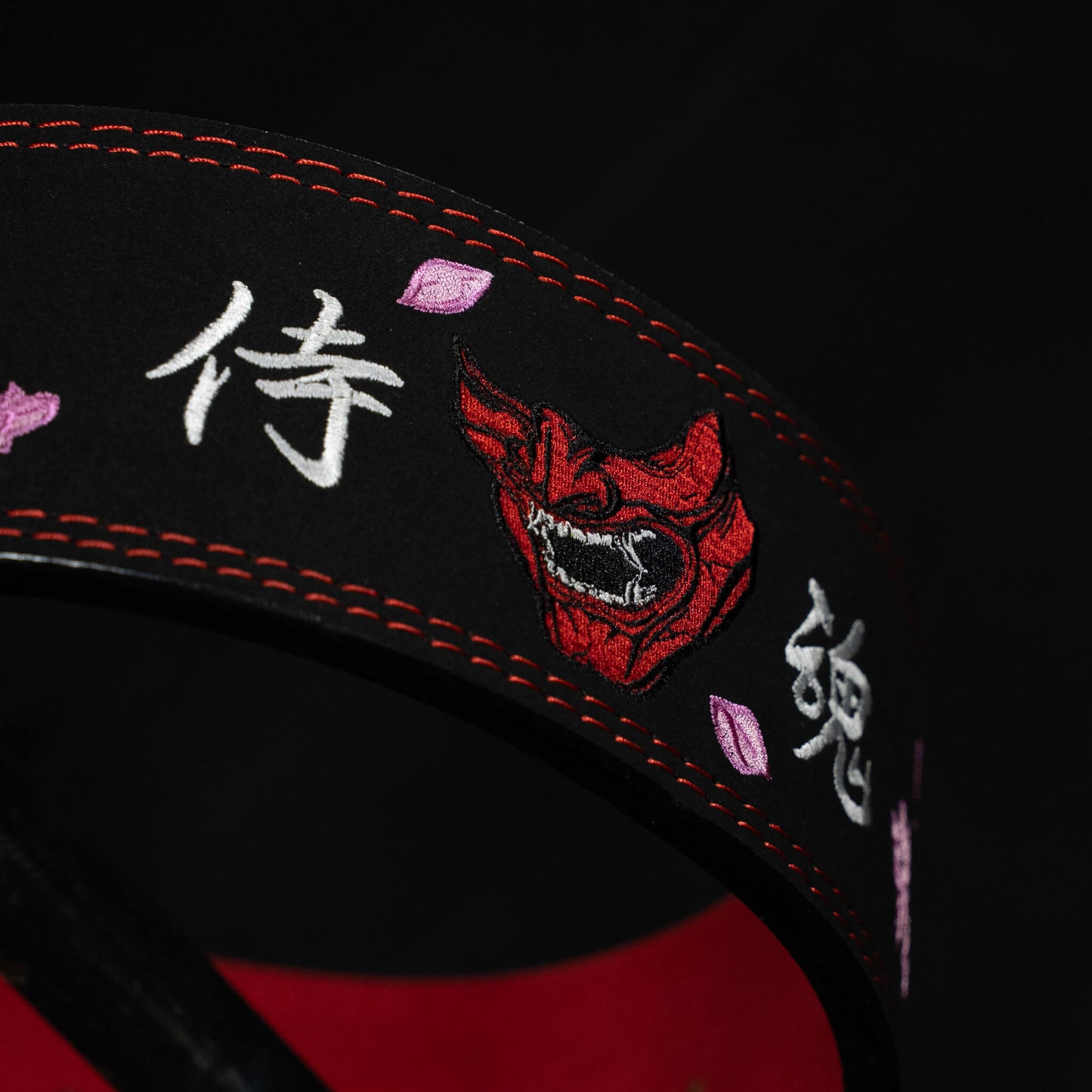 Samurai Mask Lever Belt