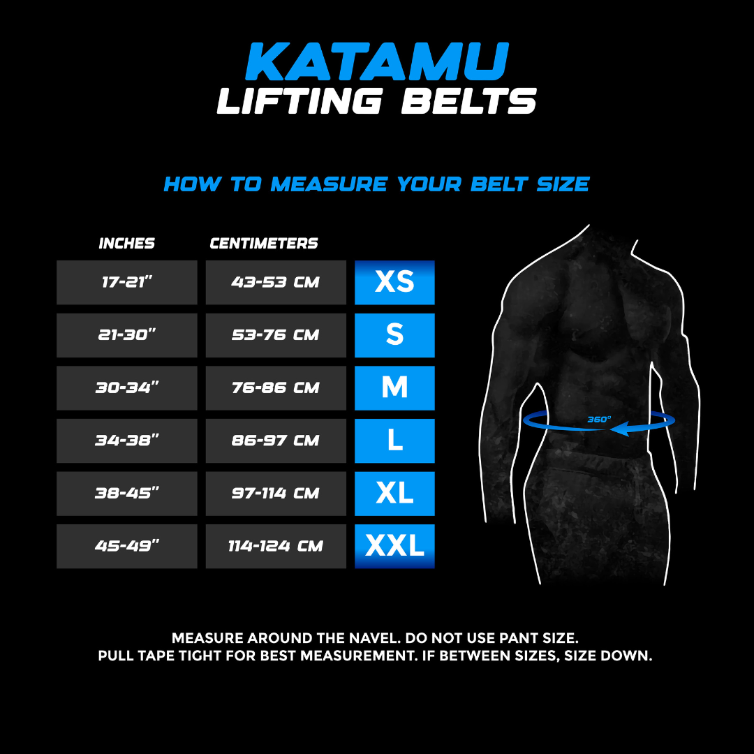 How to Measure Your Custom Weightlifting Belt Size
