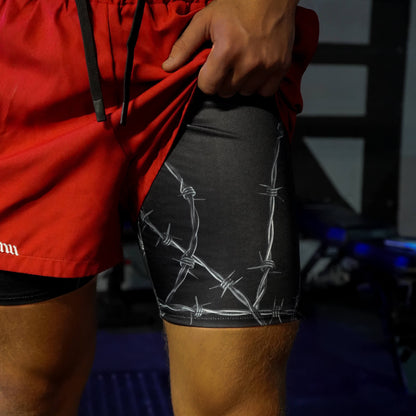 Barbed Wire Performance Shorts