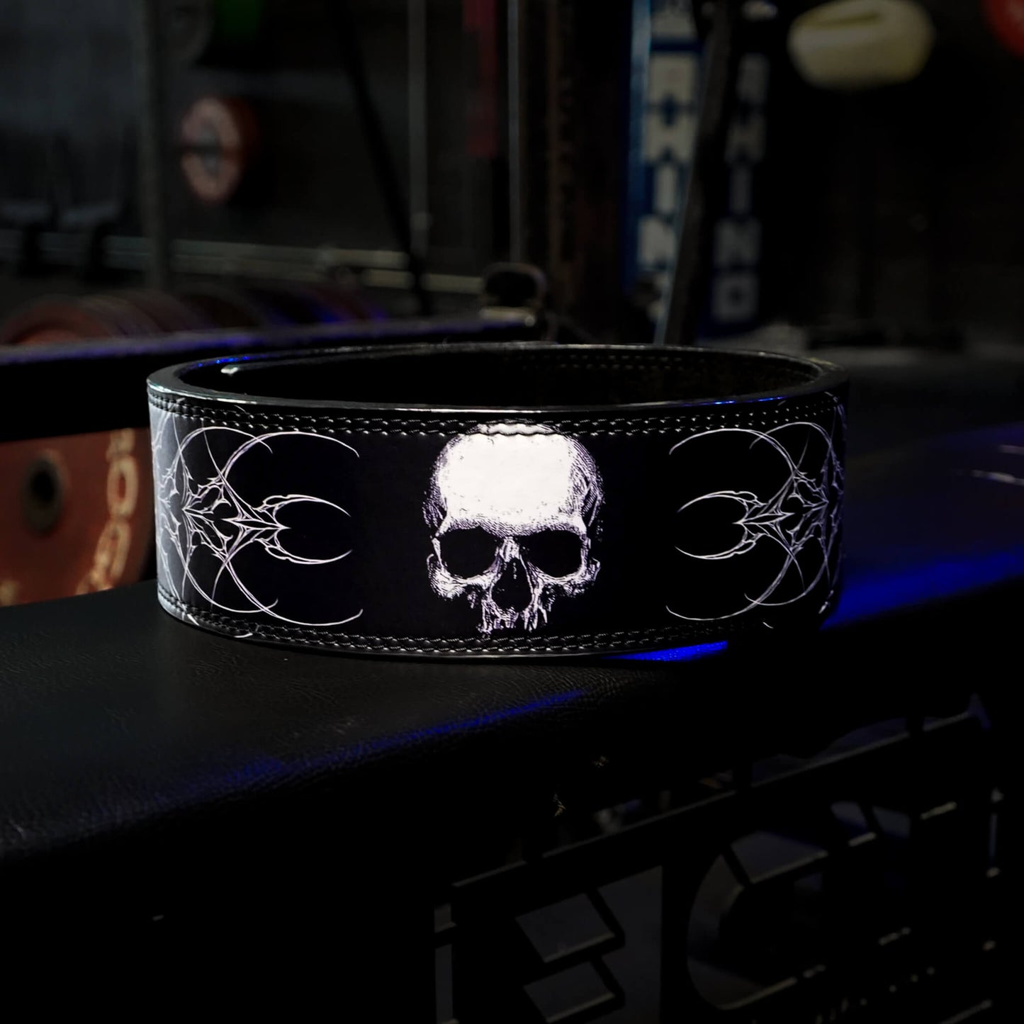 Black Metal Lever Belt