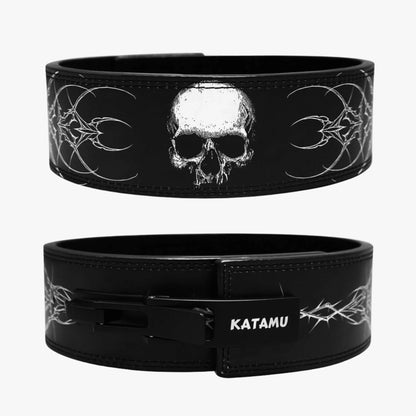 Black Metal Lever Belt