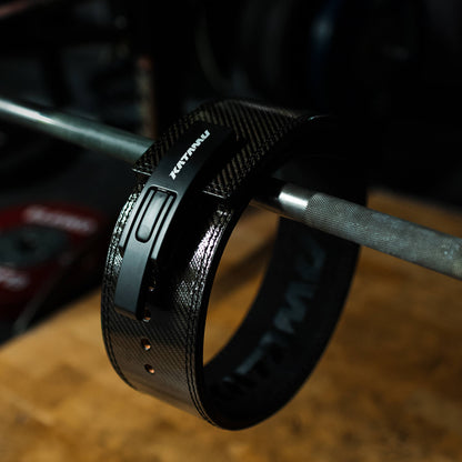 Carbon Fiber Lever Belt - Black