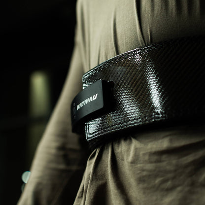 Carbon Fiber Lever Belt - Black
