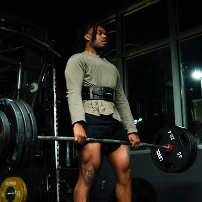 Carbon Fiber Lever Belt - Black