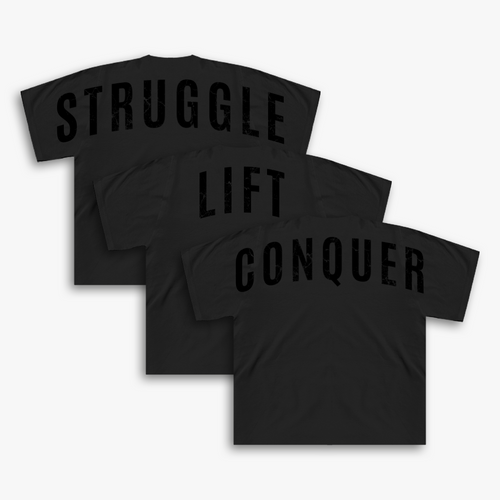 Core Tees 3-Pack - Black on Black