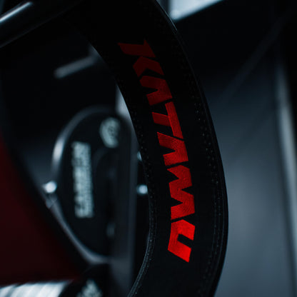 Carbon Fiber Lever Belt - Red