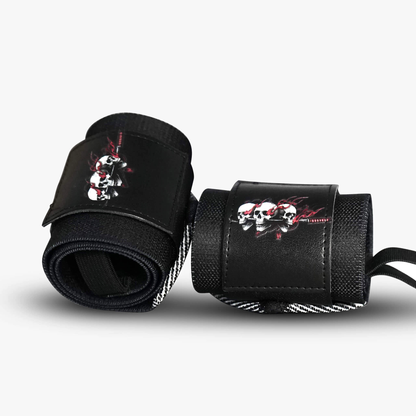 Samurai Skull Wrist Wraps