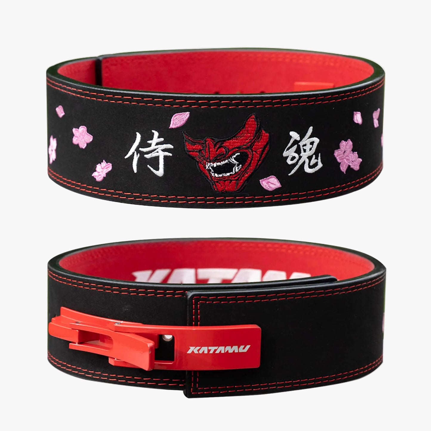 Samurai Mask Lever Belt