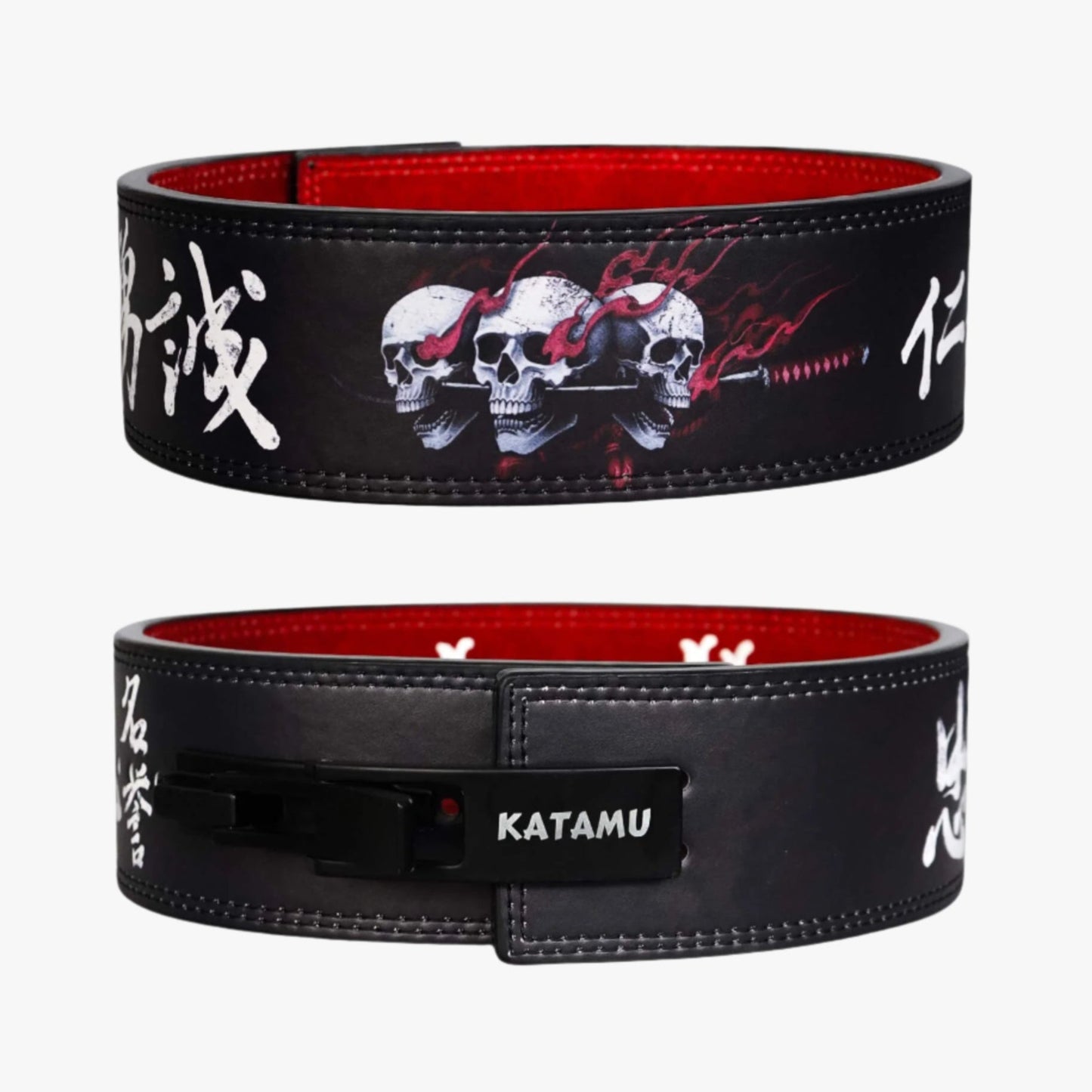 Samurai Skull Lever Belt