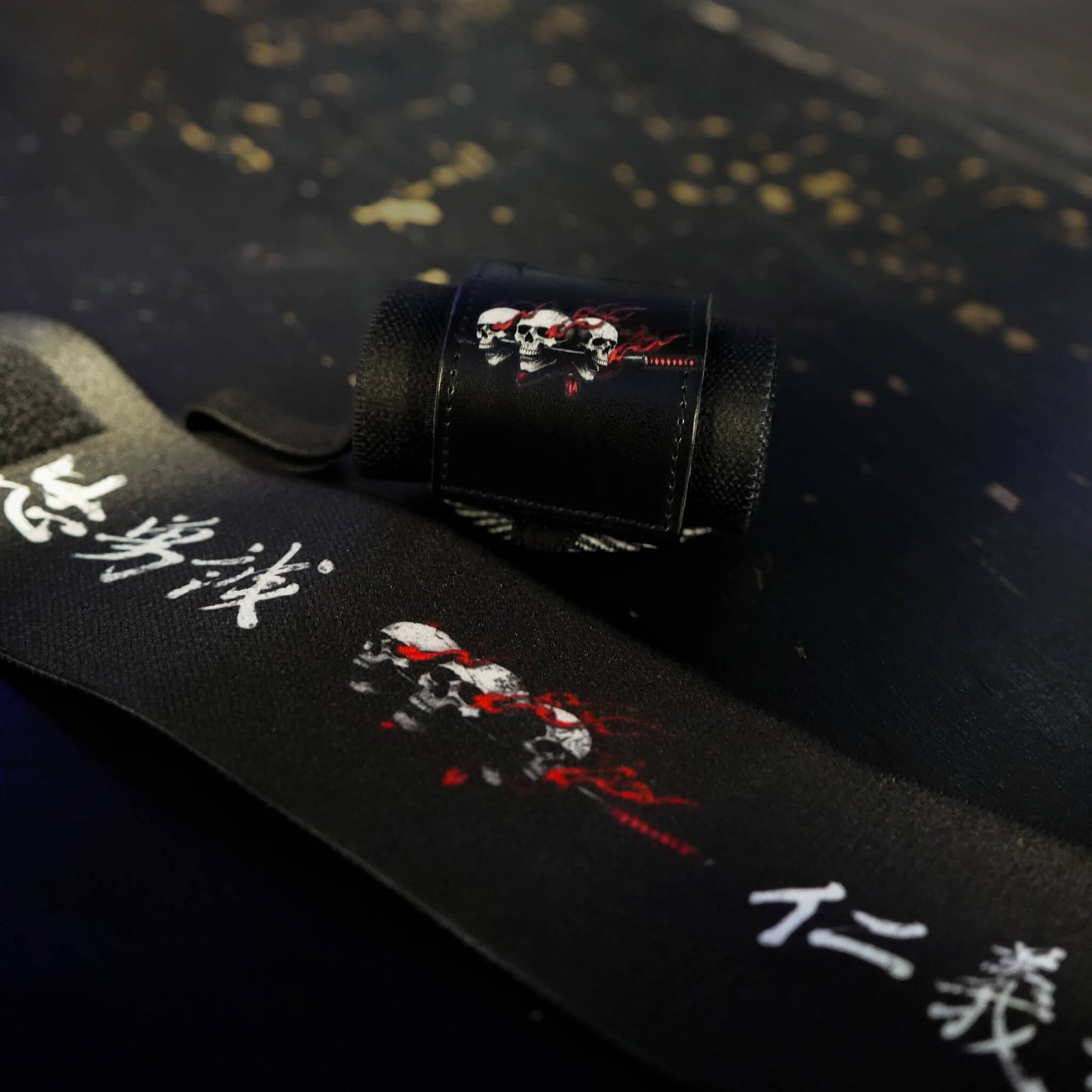 Samurai Skull Wrist Wraps