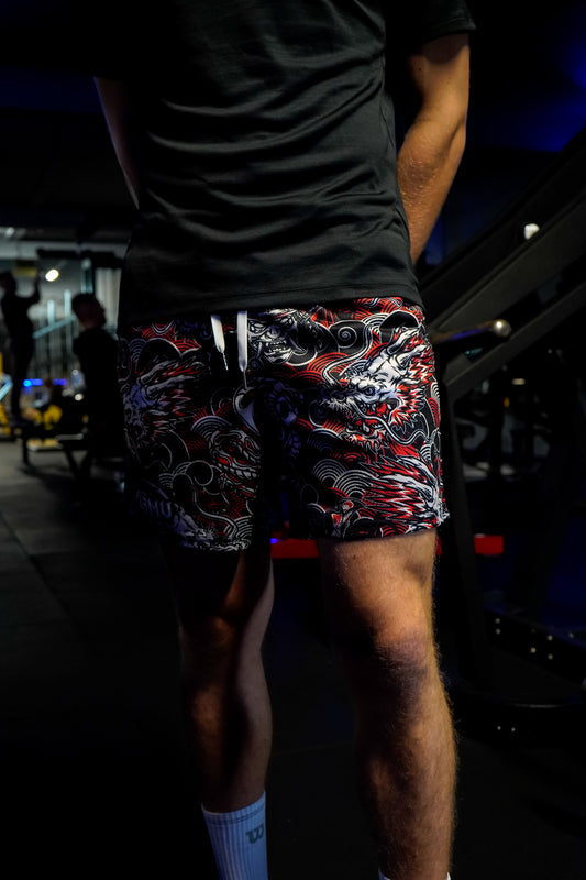 Japanese Samurai Mesh Shorts