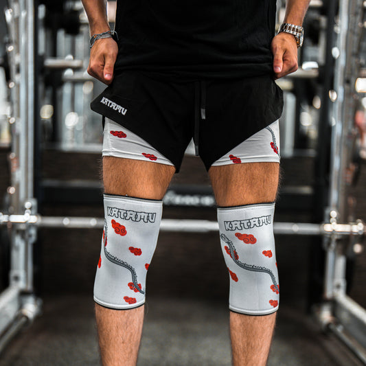 White Dragon Knee Sleeves